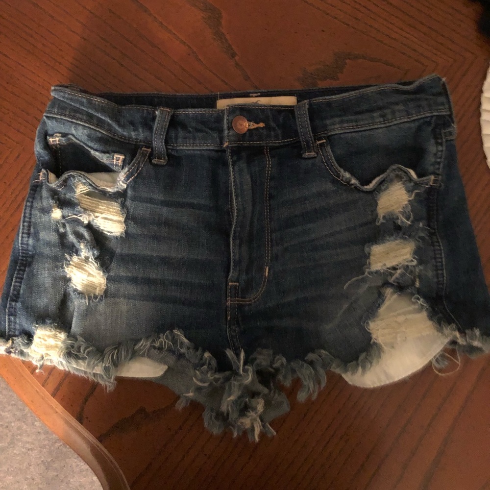 Ripped Short Jean Shorts